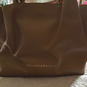 Dooney & Bourke Brown Structured Tote Bag